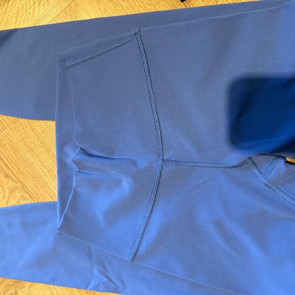 Lululemon Wunder Under High Rise Blue Pant Size 4 - Picture 4 of 6